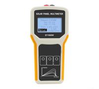 Solar Panel Tester, Plastic Shell Automatic Photovoltaic Panel Multimeter Power Meter With LCD Connection Line For PV Testing