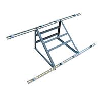 Solar Panel Tilt Mount Bracket, Heavy Duty Multi-Pieces Solar Panel Mounting Stand, Ground Flat Surface DIY Off-Grid Solar Panel Rack System, Support Up To 300 Watt Solar Panel,XL
