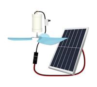 Solar Panel USB Hangs Ceiling Fan Portable Solar Ceiling Fan Set for Garden Parties and Outdoor for Patio Camping Tent Chicken Coops Greenhouse Shed