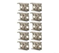 Solar Panel Water Drain Clips 10pcs for 30/35 mm PV Modules, Constructed from Aluminum Alloy to Resistance Against Harsh Weather and Improved Drainage (30mm)