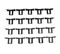 Solar Panel Water Drainage Clips 20Pcs Plastic PV Panel Mud Drain Clips