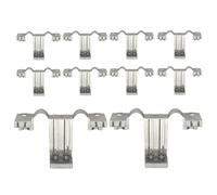 Solar Panel Water Drainage Clips | Edge Mount Clamp Practical PV Accessory for Flow Control and Cleaning Support Rust Prevention Dirt Accumulation Roof Photovoltaic Upgrade Maintenance Dusty A