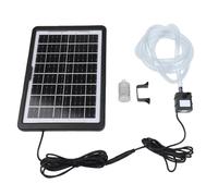 Solar Panel Water Pump 6W 9V DC Fountain Pump 240L/H Outdoor Submersible Pump for Fish Tank Pond Aquarium Garden Fountain Rockery Pool