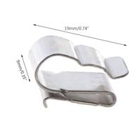 Solar Panel Wire Clip Stainless Steel Cable Clamp for Photovoltaic Cable Holder and PV Wire Manament Clip, Solar Frame Cable er and Outdoor Wire Fixi Clip for PV Panel Cord Organizer, 100pcs(30pcs)