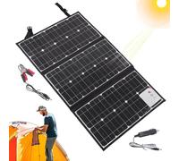 Solar Panel with Backpack, 600 W Portable Charger, Portable Folding Solar Panel, Dual USB and Output, Lightweight Charger | Compact Power Station for Phone Tablet