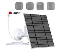 Solar Panel with Built-in 5200 mAh Rechargeable Battery,IP66,13.2ft Cable, Compatible with Blink XT,Blink XT2 & Blink New Outdoor/Outdoor (3rd Gen)/Blink Outdoor 4 (4th Gen) and SimpliSafe Cameras