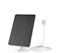 solar panels, 10W Solar Panel with Charging Cable IP Security Camera Charger Wall Mount 360 Adjustable Bracket IP65 for Arlo Ultra/Ultra 2/Pro 3/Pro 4/Pro 3(White)