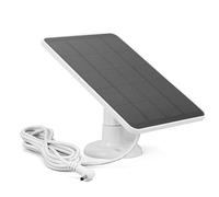 Solar Panels, 20W IP Security Camera Charger with 3-Meter Charging Wire Panel IP65 Wall Mount Bracket Ring Spotlight Camera/Stick Up