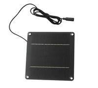 Solar Panels 24W 12V - Patio Solar Panel | Waterproof with 5521 DC Port for Security Cameras Lamp Porch Backyard Camping Outdoor Garden