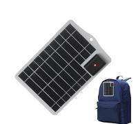 Solar Panels 5W 5V Portable High Efficiency Charging Panel | Camping Backup Battery Power Charger for Lantern Fan Battery Outdoor Hiking Travel Backpacking Picnic Tent