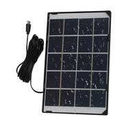 Solar Panels - Adjustable Mount Portable Power Bank 30W 5V | Outdoor Security Camera Charging Panel for Phones, Lantern, Fan, Power Supply, Breakdown, Ten