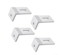 Solar Panels Mounting Kit, Aluminium Solar Panel Clamps, for Metal Roof, Tin Roof, Flat Roof, Sheet Roof, for 10W-100W Panels(1pc)