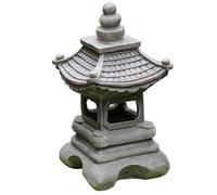 Solar Path Lamp - Creative Solar Powered Palace Lantern for Outdoor, Palace Lamp - Slare Energy Zen Lantern | Outdoor Zen Decoration, Villa Night Light
