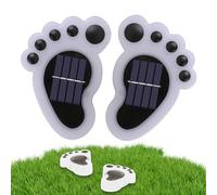 solar path lights - waterproof outdoor garden lights, footprint lawn decoration, led land lights, lights by yard to yard, landscape foot lights for pati