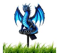 Solar Pathway Lights Waterproof Dragon Gothic Fantasy Yard Decor