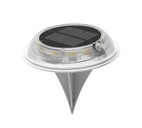 Solar Pathway Lights, Waterproof Ground Lamp System, Transparent Outdoor Lighting Kit, Solar Powered Landscape Light Design, Minimal Garden Illumination Style, Ground Lights for Driveway use