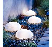 Solar Pebble Lights for Outdoor Use, LED Garden Lighting, Solar Pebble Rocks, Lawn Lights, Stone Decorative Landscape Lights Suitable for Courtyards, Gardens, Lawns, Pathways, Sidewalks