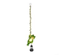 Solar Pendant Light Animal Resin IP44 Garden Light Car (Frog) | IP44 splash-proof, 4-10 hours light duration, automatic sensor, no power connection, weather-resistant