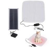 Solar Pet Heating Pad - 100w Heating Cat Dog Small Mat | Adjustable Warming Cat Smart Bed, Waterproof Pet Heating Pad, Extra Warm Thermal Pet Pad for Winter Cat