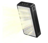 Solar Phone Charger - Solar Power Bank Charger | 50000mAh Fast Charge Portable Charger, Wireless Solar Panel Charger with LED Flashlights