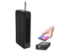 Solar Phone Charger - Solar Wireless Charger, Mobile Charging Power Supply | Waterproof Drop-Resistant Power Bank, Travel for Camping, Business Trips, Outdoor Charging Needs