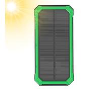 Solar Phone Charger, USB Port Waterproof Survival - Compatible with Wireless Charging, for Camping, Hiking, Fishing, Music Festival, Smartphone Camera, Tablet