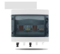 Solar photovoltaic Combiner Box With Lightning Protection 2 input 2 out DC 600V Fuse MCB SPD Box IP65 12ways(32A DC MCB)