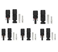 Solar photovoltaic connectors 5 Pairs