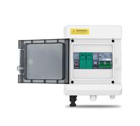 Solar photovoltaic PV Combiner Box With Lightning Protection 6way 1 input out DC 600V Fuse MCB SPD Waterproof IP65(16A DC MCB)
