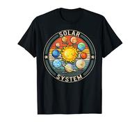 Solar Planets System Outer Space Dwarf Planets Astronaut T-Shirt