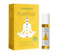 Solar Plexus Chakra Essential Oil Roll-On Blend by Aromafume | 10ml/0.33 fl oz | Manipura | Aromatherapy Oils for Chakra Healing | Lemongrass & Rosemary Extracts | Chakra Incense for Meditation, Yoga