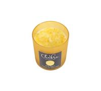 Solar Plexus Chakra Lemon Crystal Chip Candle KDMD Yellow One Size