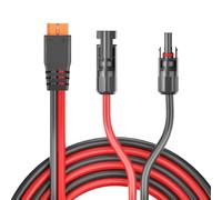 Solar Plug to XT60i Adapter Cable 4 mm² Solar Panel Charging Cable XT60i-F Compatible with Ecoflow Delta River Portable Power Station Solar Generator (1.5 m)