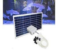Solar Pond Aerator, 18.5/27w Low Noise Solar Pond Oxygenator with 6 Air Stones, Solar Oxygen Pump for Garden Fish Tank Outdoor Pond, High Efficiency Oxygenation Device(Size:27w)