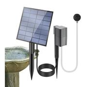 Solar Pond Aerator - 2.5W Solar Oxygen Pump for Outdoor Pond Garden Pool and Aquarium | Portable Aquarium Oxygenator with Air Tube and Bubble Stone