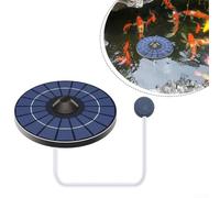 Solar Pond Aerator Pump, Solar Power Aerator Oxygen Pump, With Air Hose, Bubble Stone, Aquarium Oxygen Aerator Air Pump, Fishing Solar Aerator