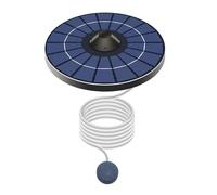 Solar Pond Aerator Quiet Air Pump 2.5 W with Air Hose | Solar Floating Oxygen Pump For Outdoor Aquariums Fish Box Garden Backyard Landscape