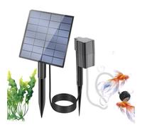 Solar Pond Air Pump 2.5W Quiet Portable Oxygen Diffuser | Solar Pond Pump Outdoor Garden Yard Backyard Patio Pool Birds Fish Flowers Flower Pot House Area House