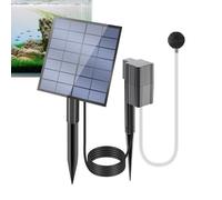 Solar Pond Load, Aquarium Air Pump, Oxygen, Adjustable Solar Oxygen Pump, Outdoor Fish Tank Bubbler, Hydroponics Ventilation System, ABS Material, Off-Grid Eco Solution