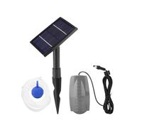 Solar Pond Oxygenator Air Pump 120LPH with 3m Cable & Air Stone Aerator Kit