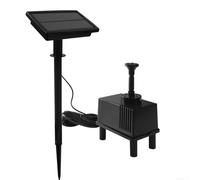 Solar Pond Pump 1.5W 7V Solar Powered Water Fountain Pump Filter For Small Pond Fit For Outdoor Garden Water Features