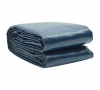 vidaXL Solar Pool Film Floating Round PE 455cm Blue Bubble Padding Cover Sheet