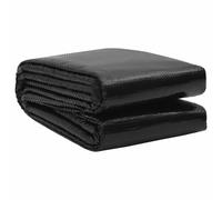 Solar Pool Cover Black PE Heats Water Heating Keeps Out Debris Round vidaXL