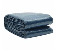 Solar Pool Cover Black PE Heats Water Heating Keeps Out Debris Round vidaXL
