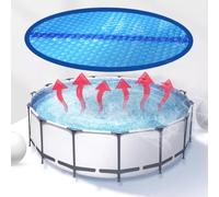 Solar Pool Cover Thermal Blanket for Above Ground and Inground Pools, Heat Retention, Durable Material, Eco-Friendly Design, Easy to Use and Store