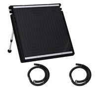 Solar Pool Heating Panel Black PE-Aluminium 75x75x50cm 5L Adjustable Tilt Solar
