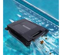 Solar Pool Skimmer,Automatic Robotic Pool Skimmer Cleaner,Dual Mode with Obstacle Avoidance Daytime & Overnight Continuous Cleaning for All Swimming Pool with 2500Mha Battery