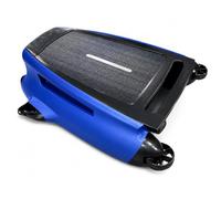 Solar Pool Skimmer Robot, Dual Charging, App & Remote Controlled Cleaner with Smart Obstacle Avoidance, 450μm Filter Basket for Efficient Debris Removal