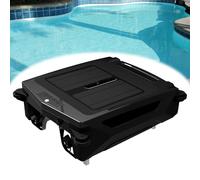 Solar Pool Skimmer Vacuum, Cordless Robotic Cleaner with Intelligent Route Planning and Self-Parking, Ideal for Flat Surface Pools