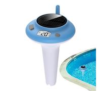 Solar Pool Temperature Sensor,Lcd Display Solar Powered | Spa Pool Water Temperature Sensor - for Home Outdoor Backyard Hotel Commercial Houseowners Residents